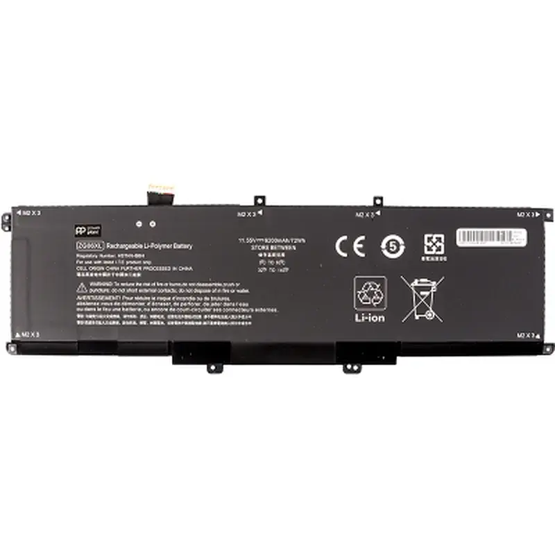 Акумулятор до ноутбука HP ZBook Studio X360 G5 (ZG06) 11.55V 6200mAh PowerPlant (NB462353)