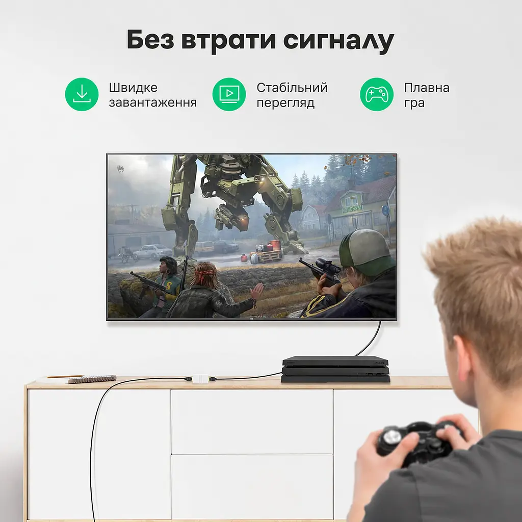 Мережевий з'єднувач UGREEN NW114 RJ45 1000 Мбіт/с білий (20311) - фото 6