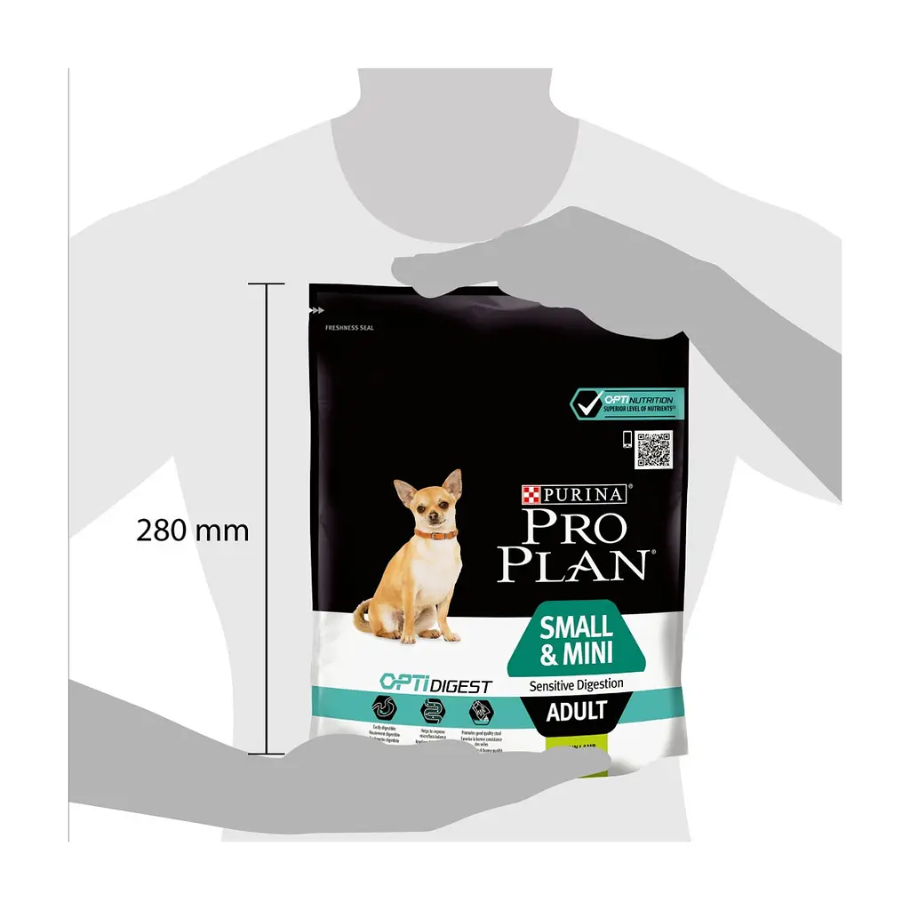 Сухий корм для собак Purina Pro Plan Small&Mini Sensitive Digestion зі смаком ягняти 700 г (7613036611299) - фото 3