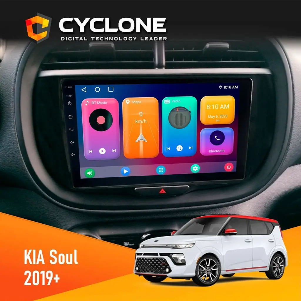 Штатна магнітола KIA Soul 2019+ Cyclone C9-001 2x32 CPL Cyclone (НФ-00004872)