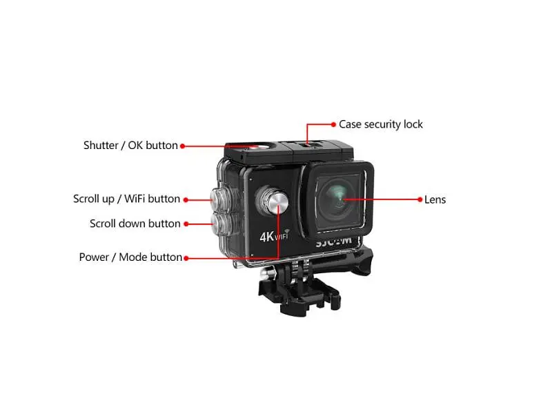 Екшн-камера SJCAM SJ4000 Air Black - фото 12