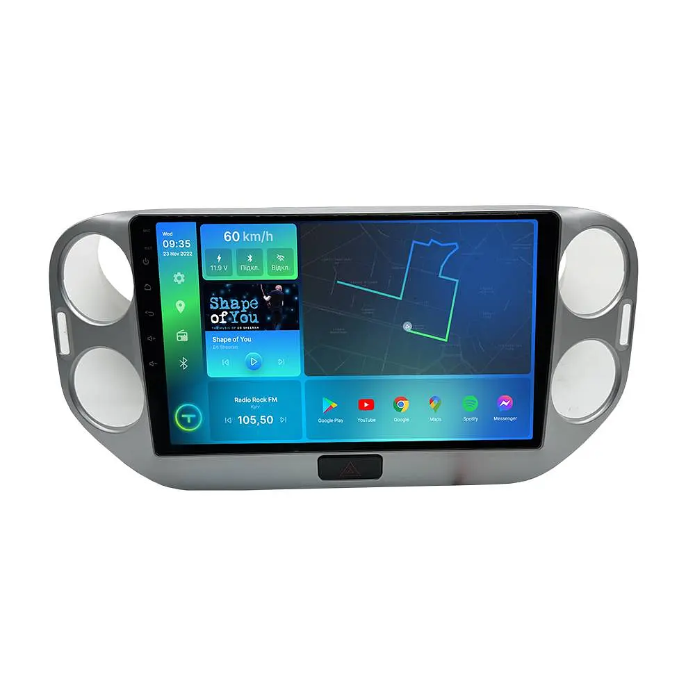 Штатна магнітола TORSSEN 2K VW Tiguan 11-17 FL10 4+64Gb 4G Carplay DSP