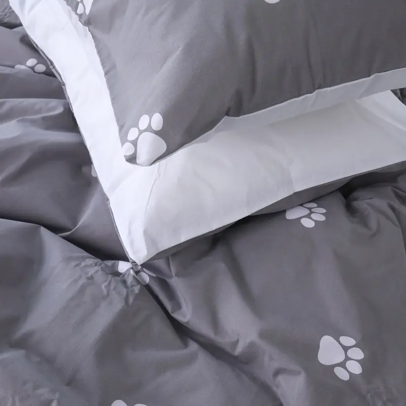Підковдра MirSon 17-4737 Cat's paws бязь 175х210 см (2200008926618) - фото 6