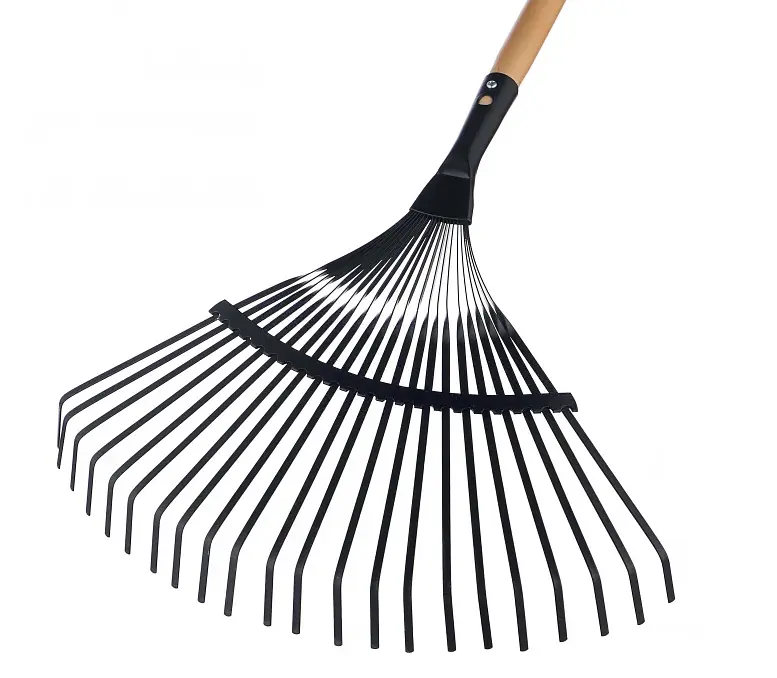 Граблі віялові для листя з дерев'яною ручкою Fiskars Classic (1001586) - фото 2