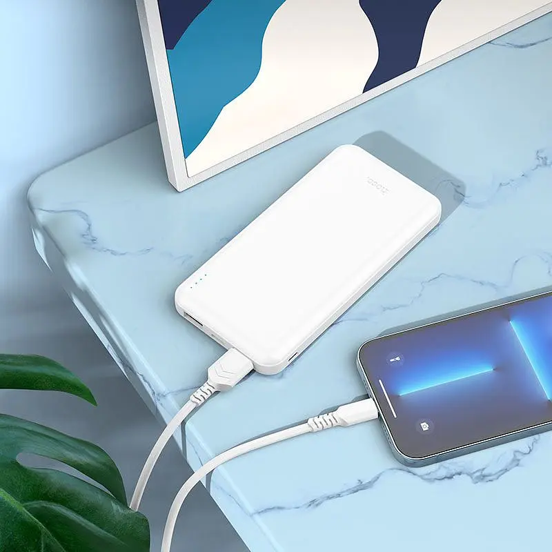 Зовнішній акумулятор Hoco J100 High-ranking 10000mAh White (783578) [114384] - фото 4