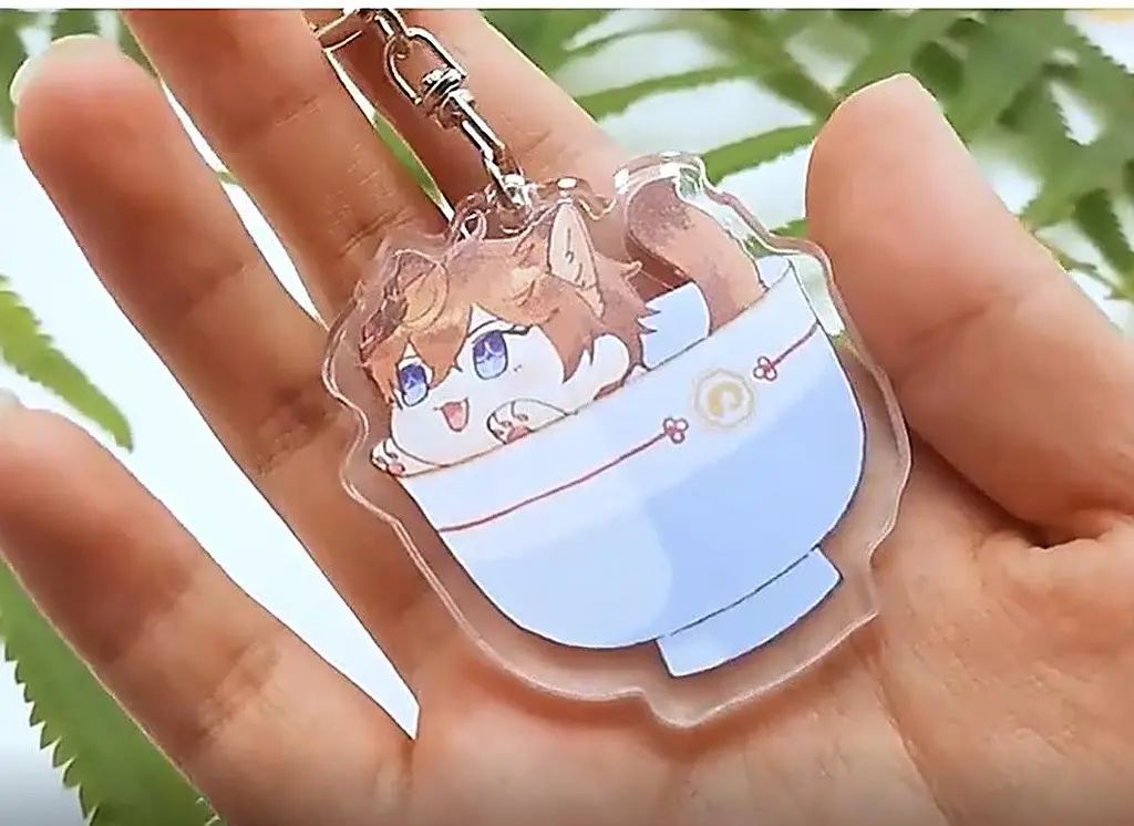 Брелок акриловый Евангелион Синдзи Икари Evangelion Shinji Ikari 5 см - фото 4