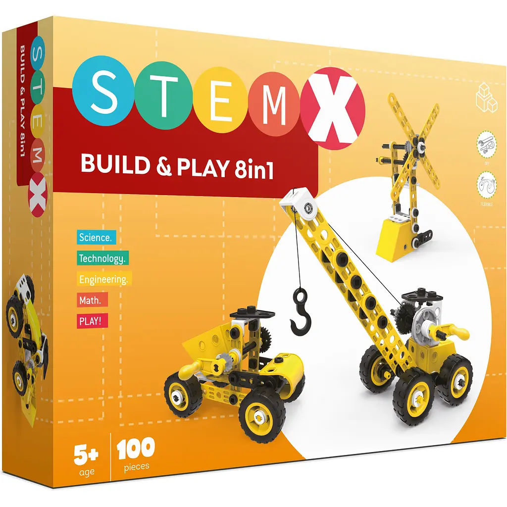 Конструктор Stem Build and Play 100 деталей (6873945) - фото 2