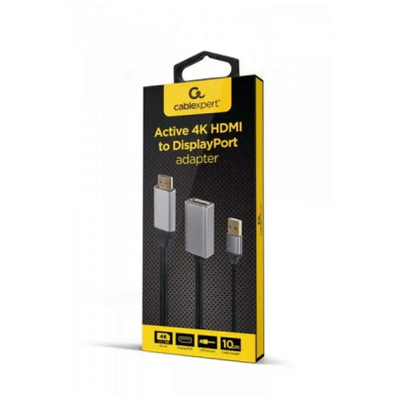 Перехідник Cablexpert HDMI to DisplayPort 4K 60Hz (A-HDMIM-DPF-02) - фото 3
