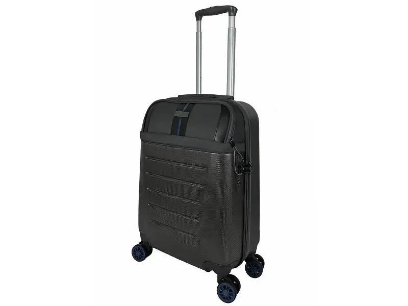 Валіза Semi Line 20 S Dark Brown/Blue Line (T5736-1)