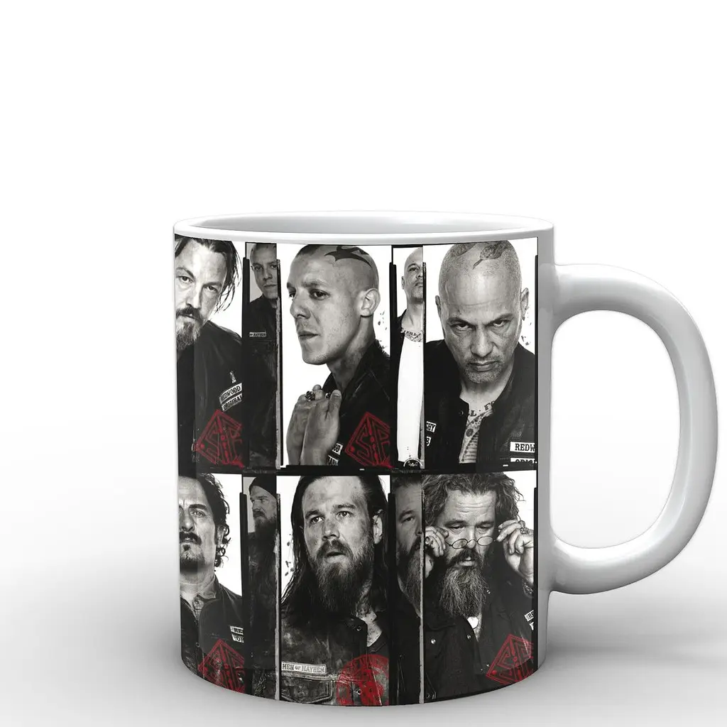 Кухоль GeekLand Анархія сини Sons of Anarchy Sons of Anarchy heroes SA.002.19 330 мл білий - фото 3