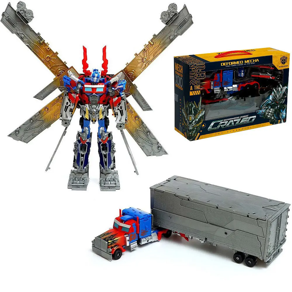 Іграшка Трансформер Оптимус Прайм з Причепом Optimus Prime Transformers - фото 4