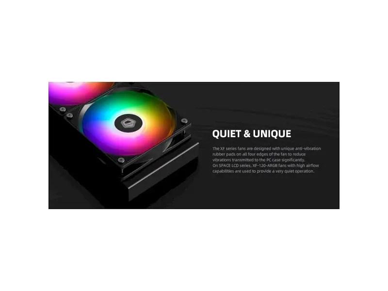 Водяне охолодження ID-COOLING Space LCD SL360 XE Black - фото 12