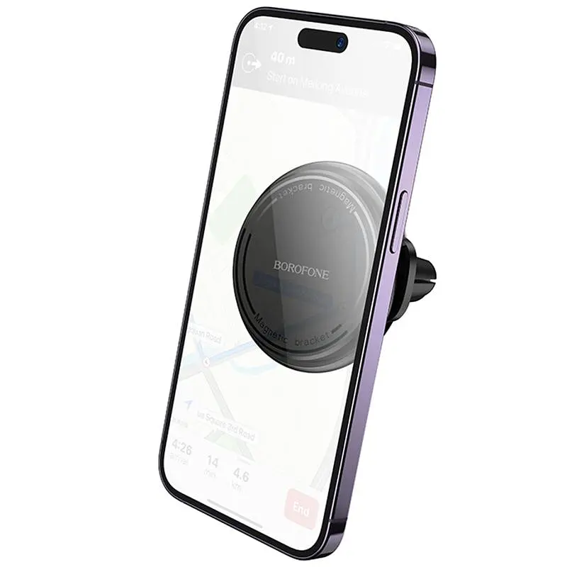 Автодержатель Borofone BH135 Parker ring magnetic (air outlet) - фото 2