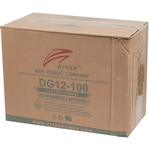 Акумулятор Ritar AGM DC12-100 (12V 100Ah) - фото 2