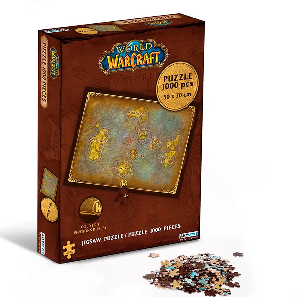 Пазл AbyStyle World of Warcraft Azeroth's map 1000 елементів (Варкрафт) - фото 3