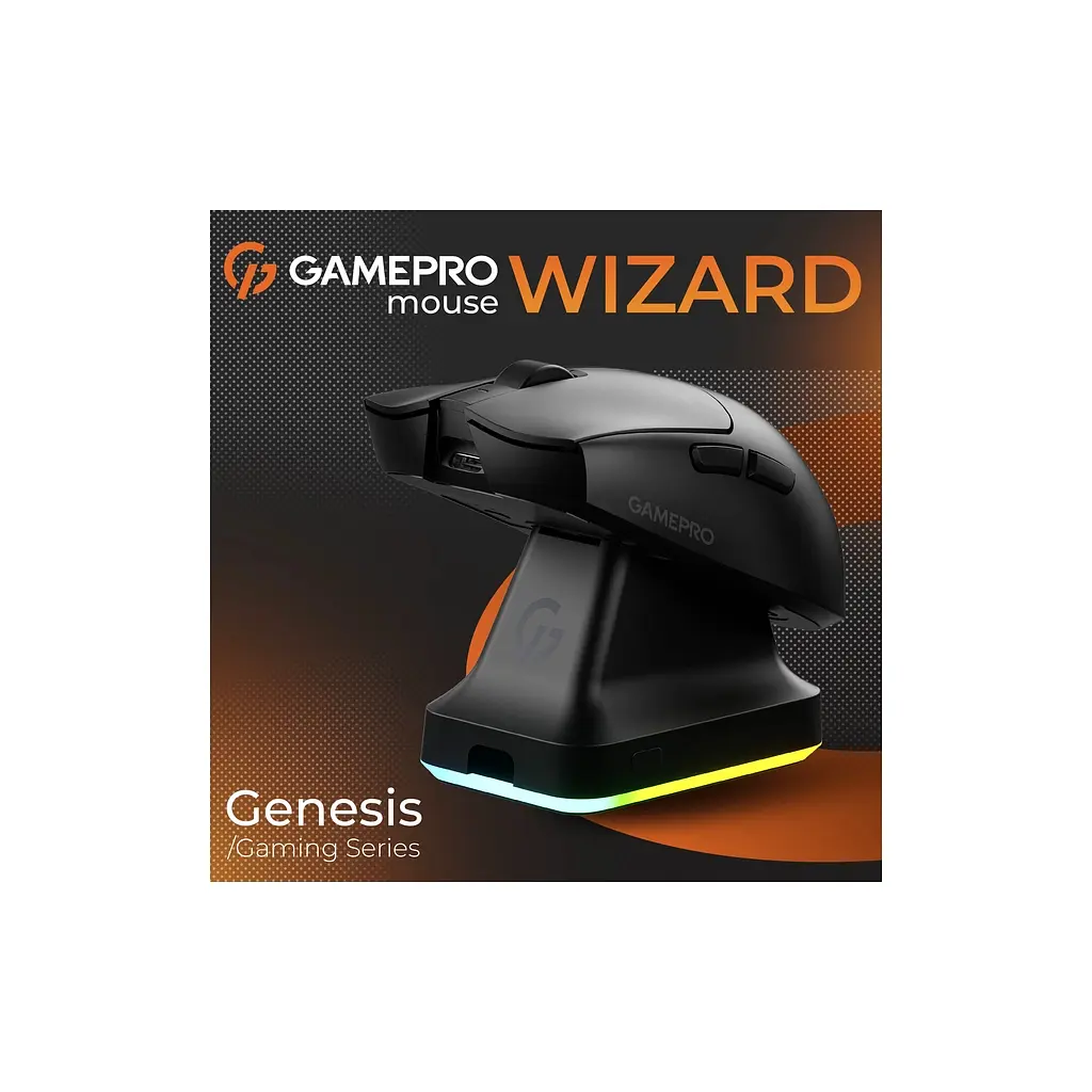 Мишка GamePro Genesis Wizard Wireless/Bluetooth/USB Black (GM160B) - фото 9