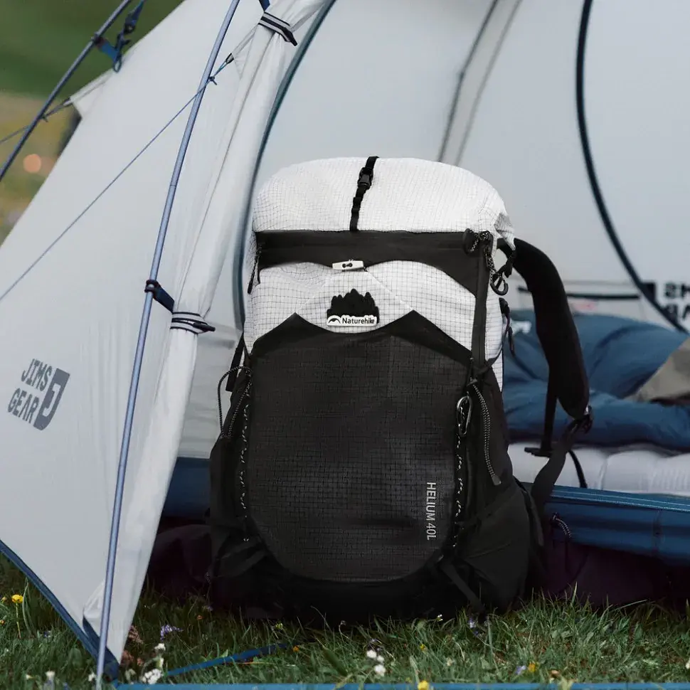 Рюкзак туристичний Naturehike Helium CNK2450XB016, 40 л, білий, M (6976507668088) - фото 8