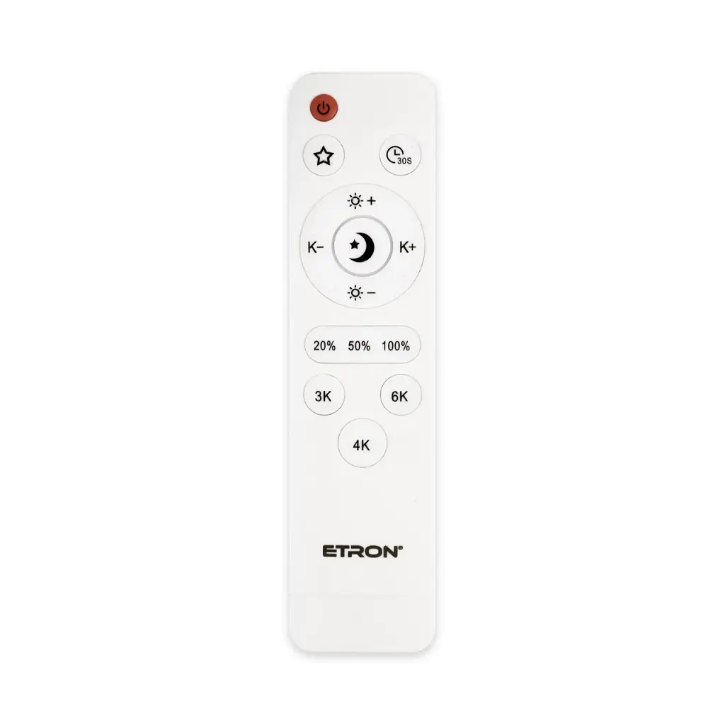 Світлодіодний світильник Smart ARRIVAL 1-ESP-2050 72W Black&White IP20 ETRON - фото 5