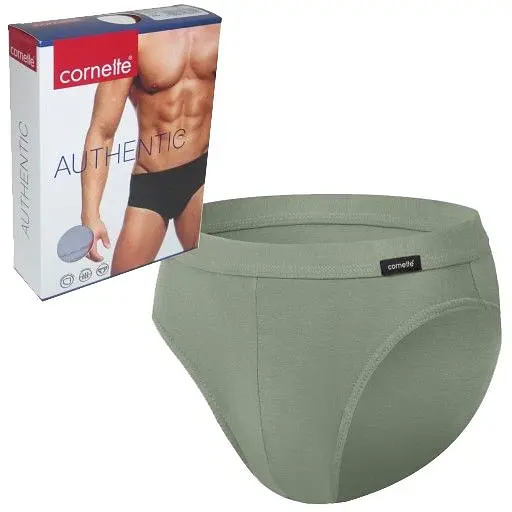 Чоловічі труси 226 Authentic slip mini Cornette оливкові M - фото 2