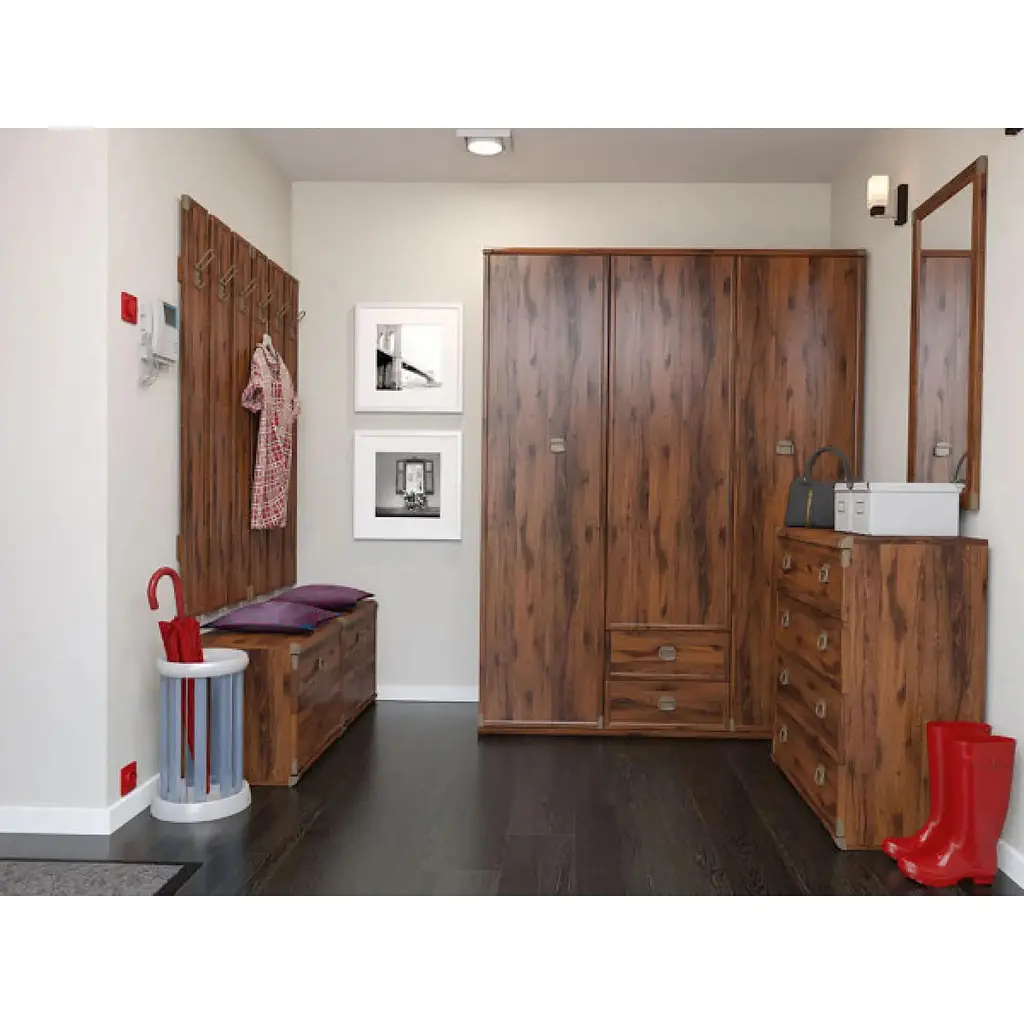 Вешалка настенная ВМК Индиана JWIE/60 Дуб шутер (GRB-1851) - фото 6