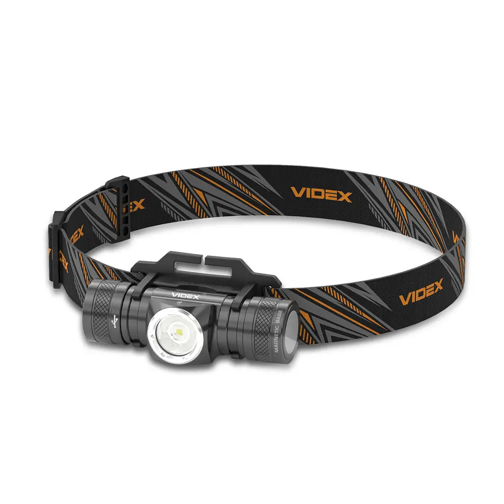 Налобний світлодіодний ліхтарик Videx VLF-H065A, 1200Lm 5000K (27213-000)