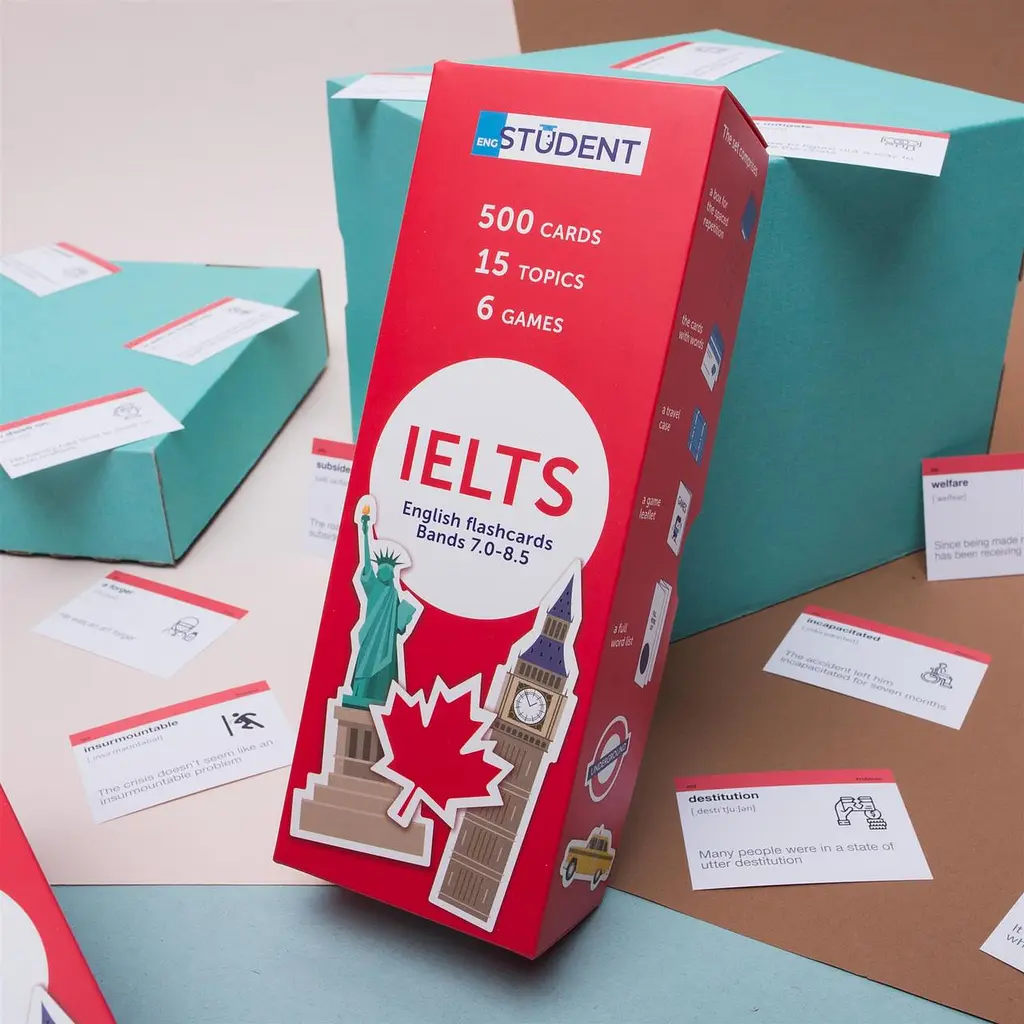 Картки для вивчення англійської мови English Student. IELTS (english to english) - фото 6