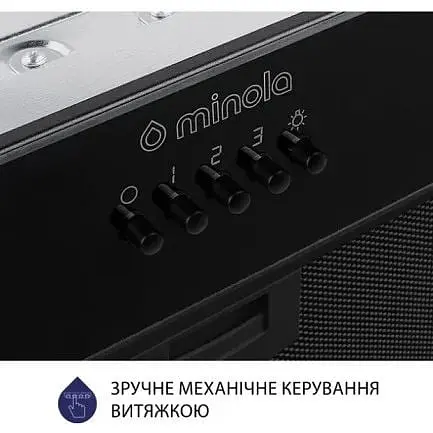 Витяжка вбудована Minola HBI 52622 BL Glass 700 LED - фото 4