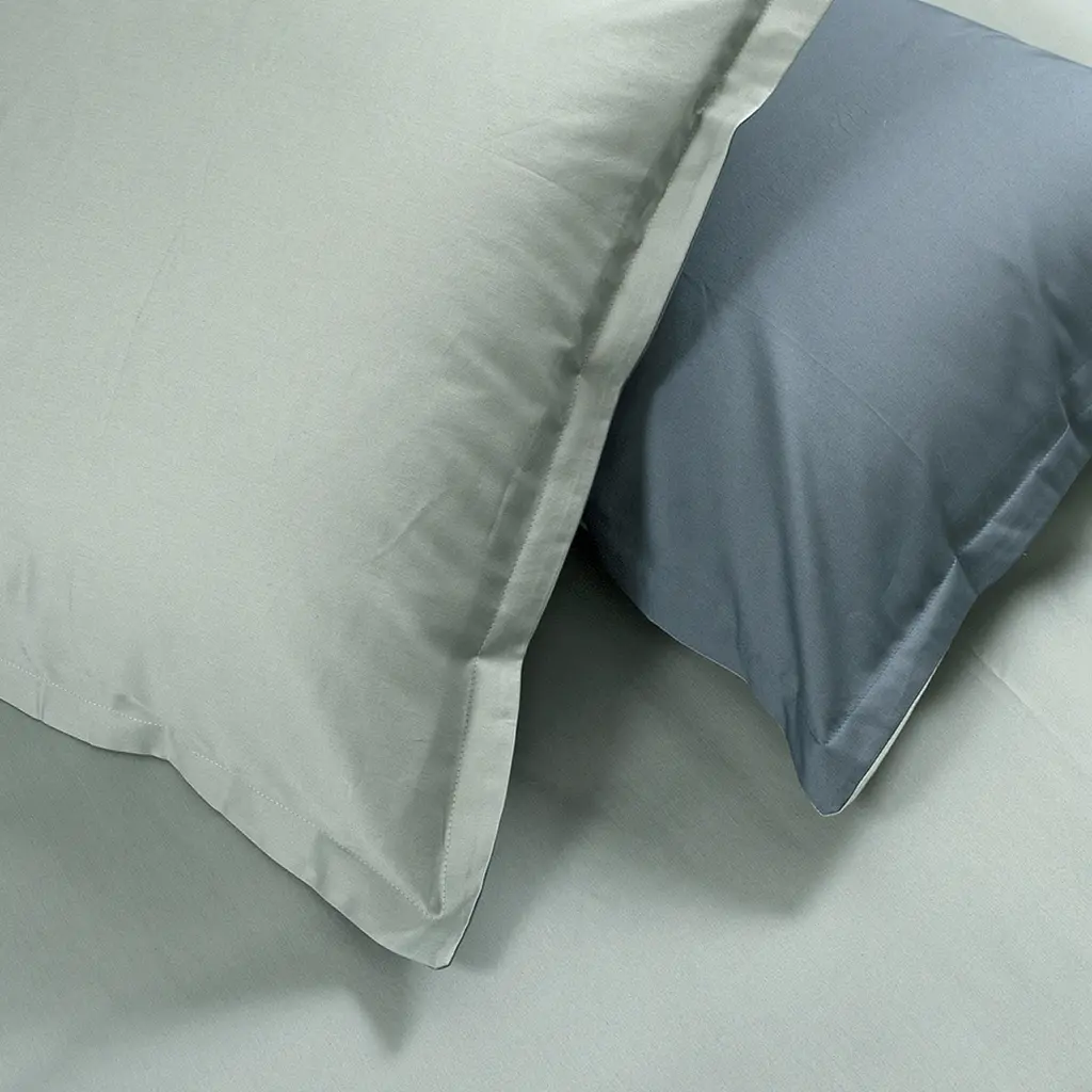 Постельное белье сатин premium 300ТС Lotus Home - Florida деним евро - фото 3