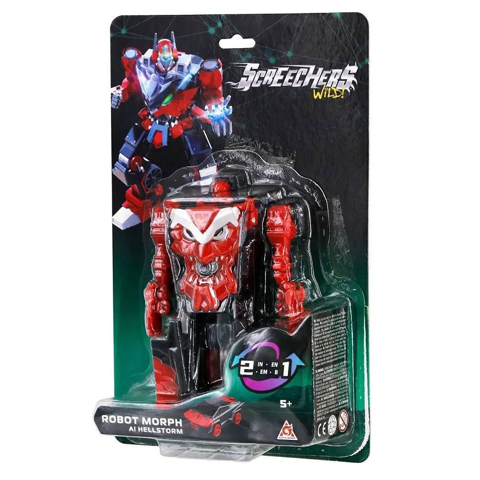 Дитячий робот-трансформер Screechers Wild "Хелшторм"  EU686152 S5 блістер - фото 7