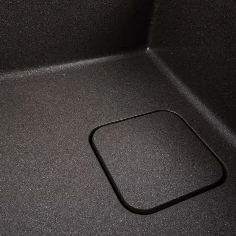 Кухонна мийка Platinum 7850 CUBE матовий Гренадін (SP000039651) - фото 3