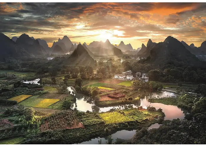 Пазл Clementoni High Quality Collection: Китайський краєвид (High Quality Collection - View of China at Sunset Puzzle - 2000 pcs.), 2000 ел. (32564) - фото 2
