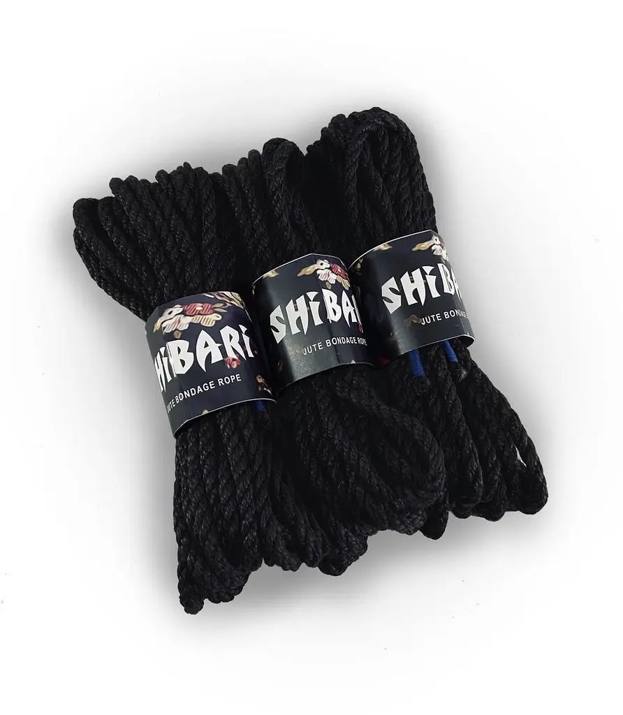 Джутовая веревка для Шибари Feral Feelings Shibari Rope, 8 м черная - фото 2