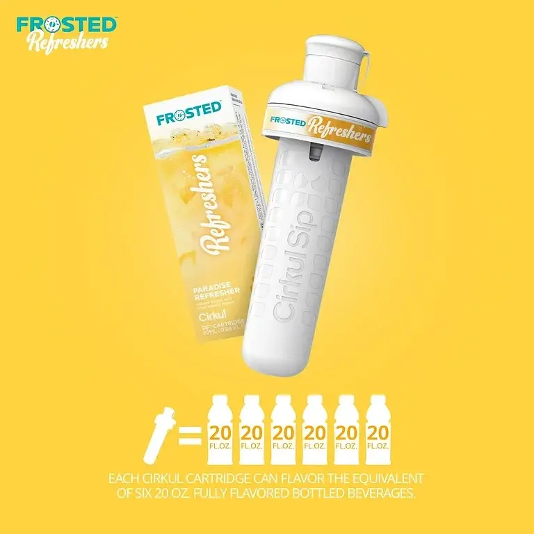 Картридж для напоїв Cirkul Frosted Refreshers Paradise Refresher Flavor Cartridge 1 упаковка - фото 5