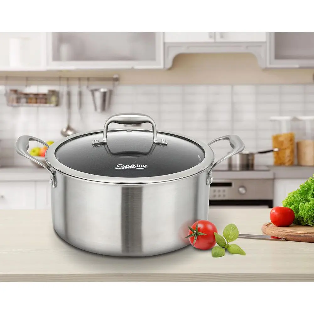 Каструля з нержавіючої сталі Heinner Titanium3 2.8 л (HR-MRK-20) - фото 5