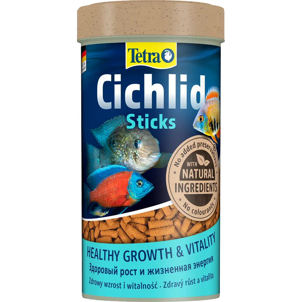 Сухой корм для аквариумных рыб Tetra в палочках Cichlid Sticks 250 мл для всех цихлид - фото 2