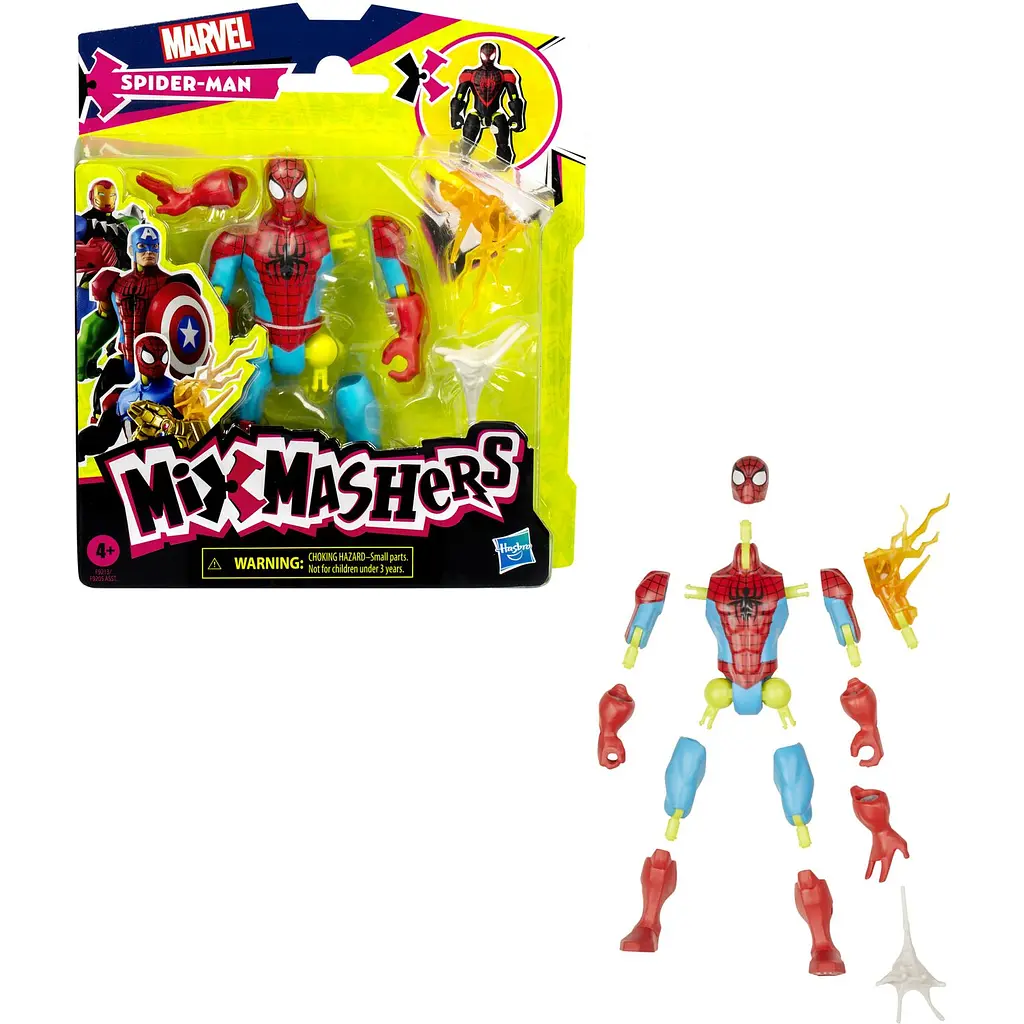 Игрушка-фигурка Hasbro Marvel MixMashers Spider-Man (F9205_F9213) - фото 5