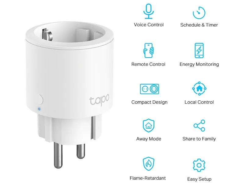Інтелектуальна розетка TP-LINK Tapo P115 1-pack - фото 2