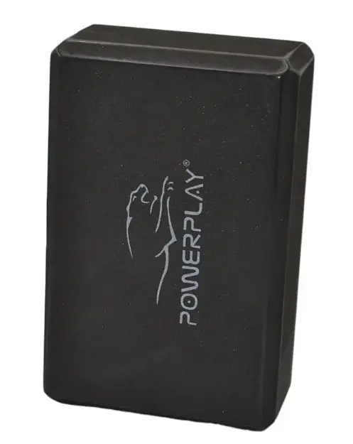 Блоки для йоги PowerPlay 4006 Yoga Brick EVA 2 шт Чорні (PP_4006_Black_2in) - фото 3