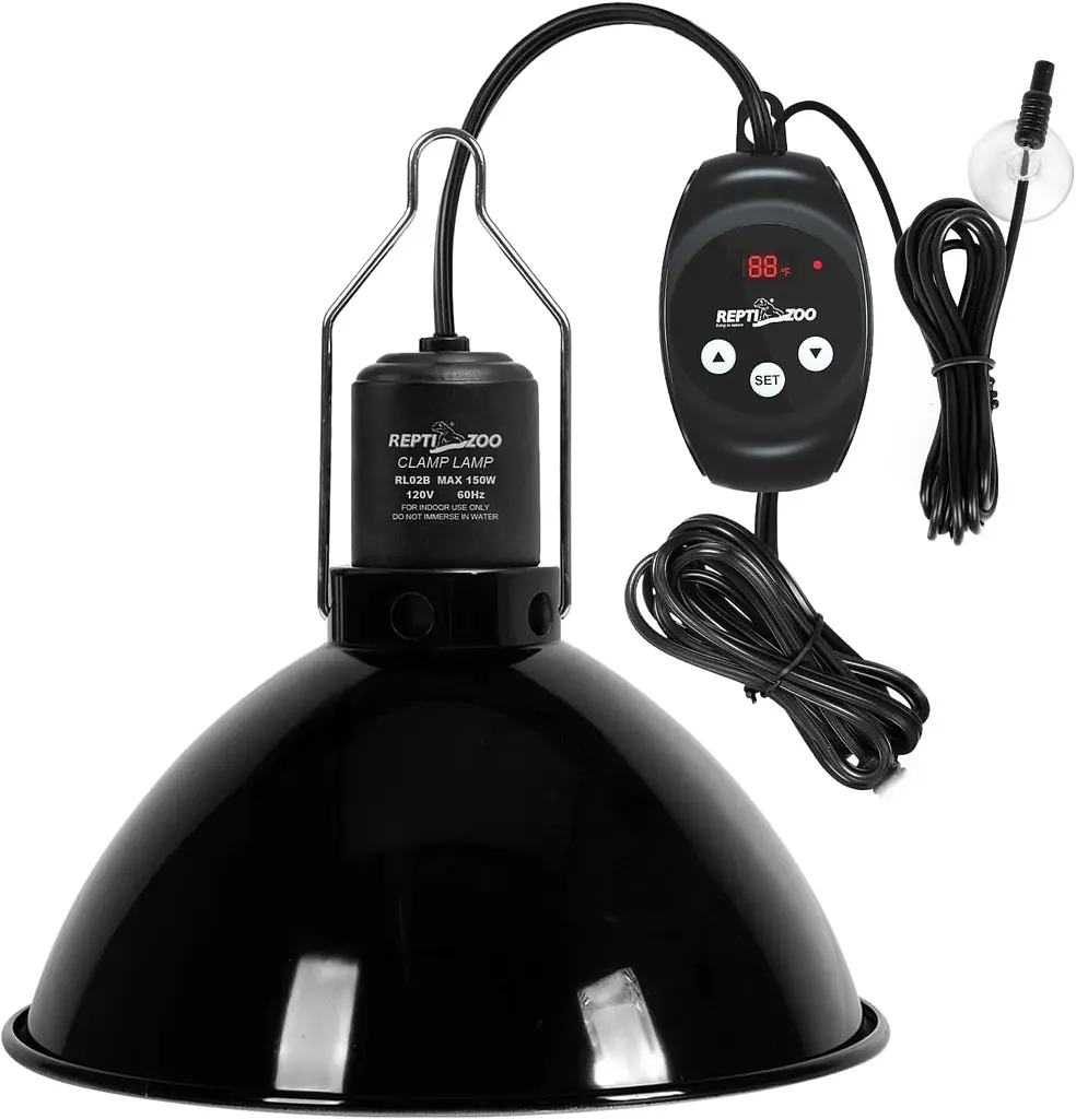 Світильник глибокий рефлекторний з термостатом Repti-Zoo 150W (RL02BTC) - фото 2