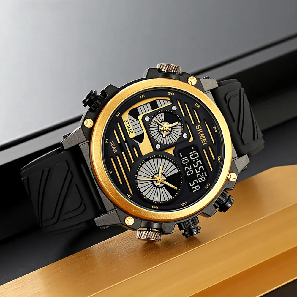 Наручные часы мужские 2202PBKGD Black-Gold Skmei acs0030148 - фото 4