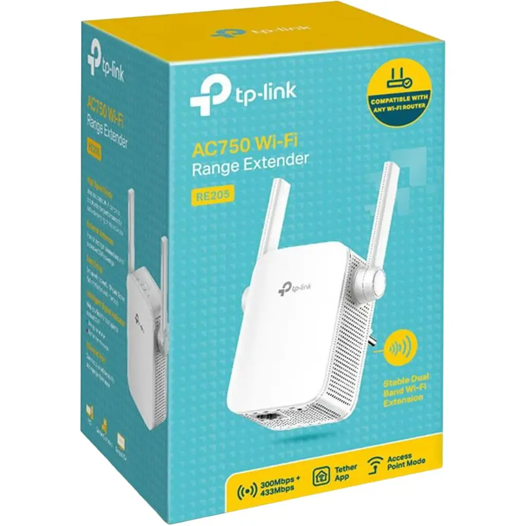 Ретранслятор Wi-Fi сигналу TP-Link RE205 [106828] - фото 4