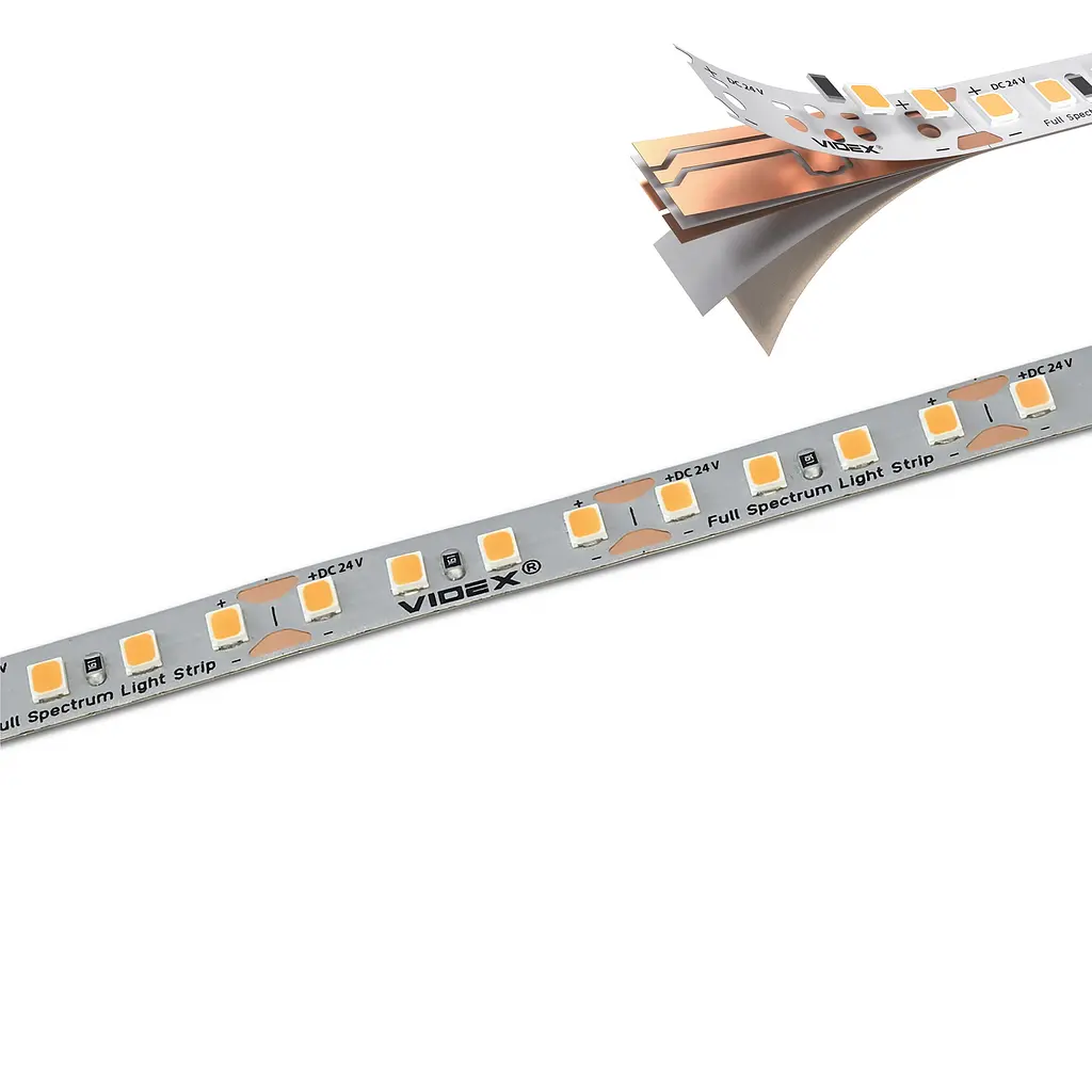 LED стрічка VIDEX DC24V 60W 5M 6000K Ra98 IP20 (VL-LST28144-24126-B5) VIDEX (29202-000) - фото 8