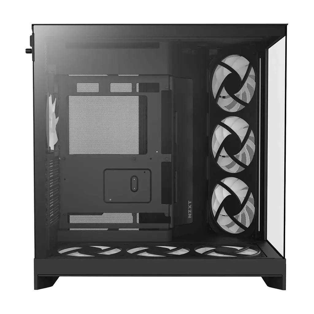 Корпус для ПК NZXT H9 Flow RGB Dual-Chamber Black (CM-H92FB-P1) - фото 5