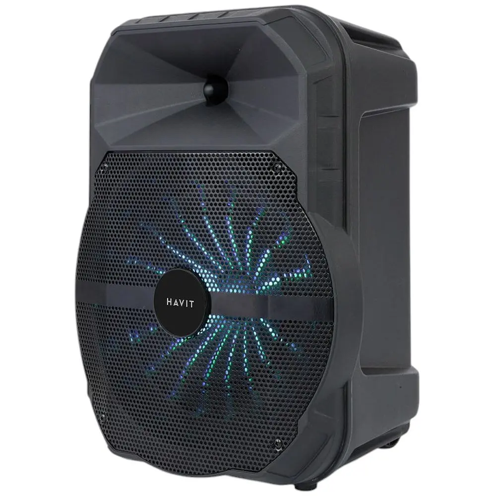 Портативная колонка Havit HV-SQ144BT 20W RGB black (HV-SQ144BT) - фото 2