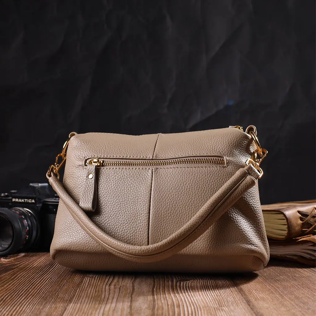 Жіноча шкіряна сумка Vintage 24х15х9.5 см sum0022684 - фото 7