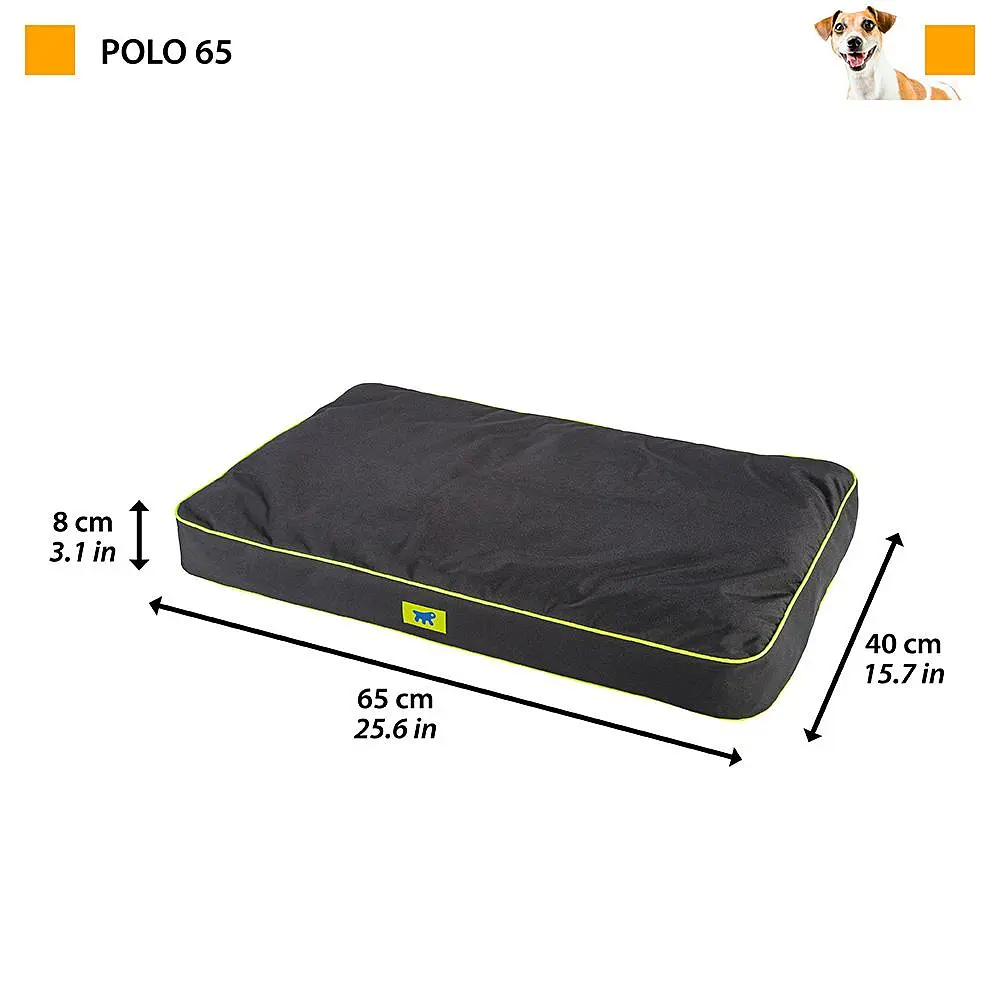 Подушка для собак та котів Ferplast Polo 65 чорна 65x40x8 см 81087017 - фото 2