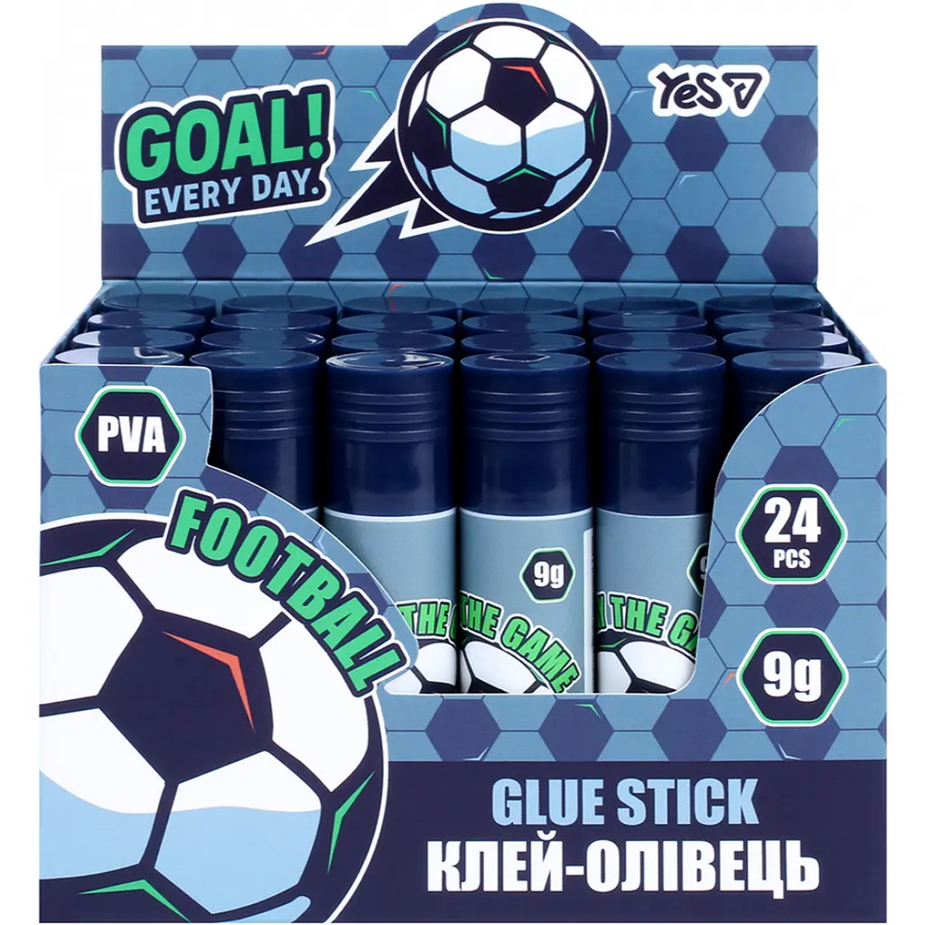 Клей-олівець PVA Yes Football 9 г (320311) - фото 4