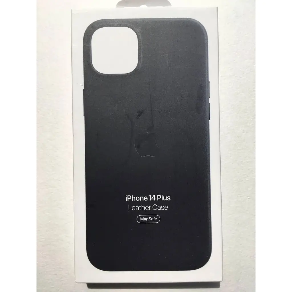 Оригінальний шкіряний чохол Apple Leather Case MagSafe для iPhone 14 Plus (6.7") Black MPP93ZE/A - фото 4