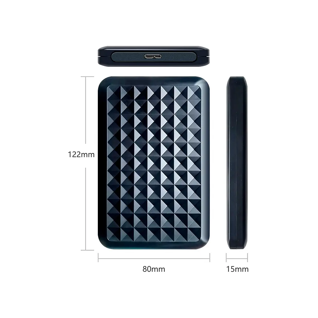 Кишеня зовнішня Dynamode 2.5" SATA HDD/SSD USB 3.0, чорний (DM-CAD-25318) - фото 9