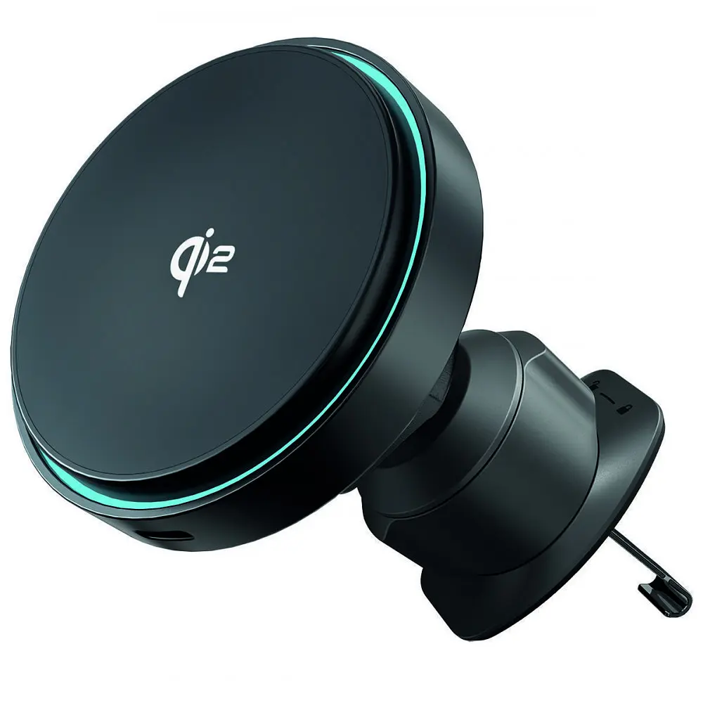 Автомобільний тримач з Бездротовим ЗП Proove Light Circle Qi2 15W